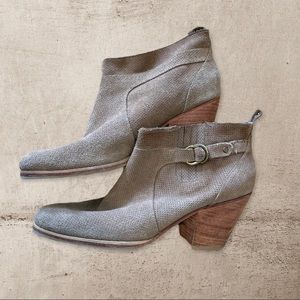 Suede Heeled Booties